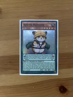 Yugioh Rescue Hamster PEVO-EN028 1st Edition Super Rare Near Mint - Image 1