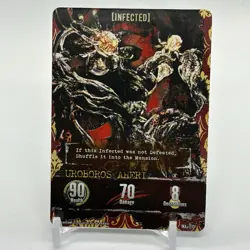 Resident Evil Deck Building Game Uroboros Aheri MA-010 Infected Card Bandai - Image 1