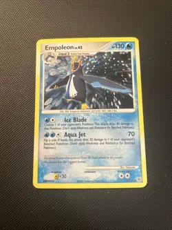 Empoleon LV. 42 Holo Rare Reverse Holofoil 4/130 Diamond and Pearl Pokemon Card - Image 1