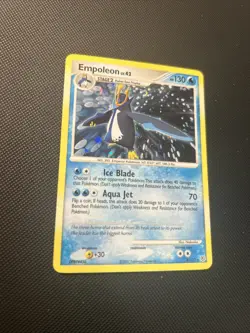 Empoleon LV. 42 Holo Rare Reverse Holofoil 4/130 Diamond and Pearl Pokemon Card - Image 2
