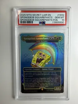 2025 MTG SpongeBob SquarePants Secret Lair Foil PSA 10 Trading Card Game TCG - Image 1