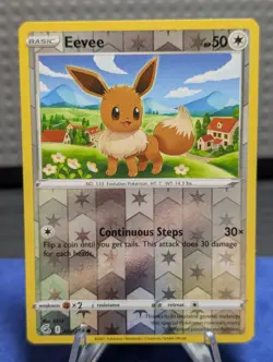 Pokemon TCG Eevee TCG 205/264 Fusion Strike Common Reverse Holo Card - Image 1