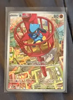 Riolu Mega Evolution ETB Pokemon Card Promo - Image 1
