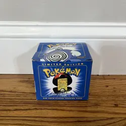 Pokemon POLIWHIRL 23K Gold Plated Trading Card 1999 Burger King Promo SEALED - Image 2