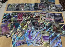 Pokemon Trading Card Lot 4 Boxes with Plastic Cases Sleeves Includes Rare Cards - Image 4