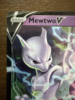 Pokemon Go Mewtwo v Holo Rare Card 30/78 Near Mint - Image 2