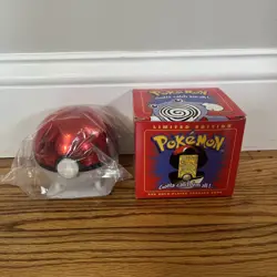 Pokemon POLIWHIRL 23K Gold Plated Trading Card 1999 Burger King Promo SEALED - Image 1