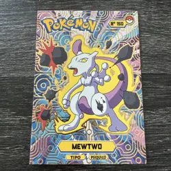 1997 POKEMON KANTO ATTACK Card #150 MEWTWO Peru Edition Foil - Image 2