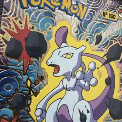1997 POKEMON KANTO ATTACK Card #150 MEWTWO Peru Edition Foil - Image 3