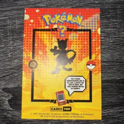 1997 POKEMON KANTO ATTACK Card #150 MEWTWO Peru Edition Foil - Image 4