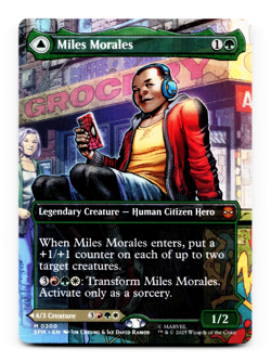 Miles Morales (0200) (Borderless) - [Marvel's Spider-Man] MTG Magic NM/M 🌳 - Image 1