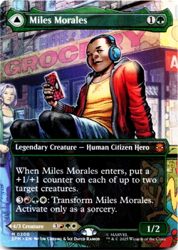 Miles Morales (0200) (Borderless) - [Marvel's Spider-Man] MTG Magic NM/M 🌳 - Image 3
