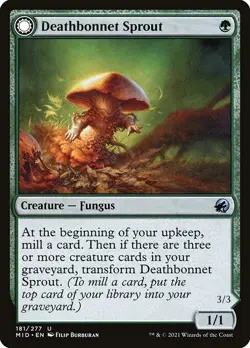 Deathbonnet Sprout 1x MtG Innistrad: Midnight Hunt SP/NM - Image 1