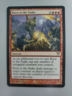 MTG Burn at the Stake Avacyn Restored Regular Rare - Image 1