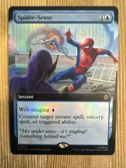 MTG - Spider-Sense - Extended - SPM 254 - FOIL - NM - Image 1
