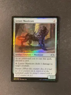 Lesser Masticore - Foil - Modern Horizons - Magic the Gathering - MTG - Image 1