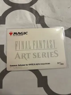 MTG Final Fantasy Art Series Summon: Bahamut #37/53 Very Nice NM Condition - Image 2
