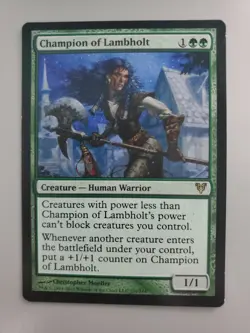 MTG Champion of Lambholt Avacyn Restored Regular Rare - Image 1