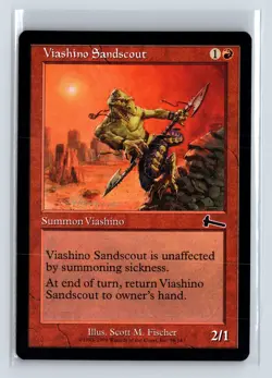 VIASHINO SANDSCOUT - MTG Magic the Gathering Card - Urza's Legacy - Common - Image 1