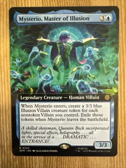 Mysterio, Master of Illusion - Extended Art SPM NM MTG - Image 1