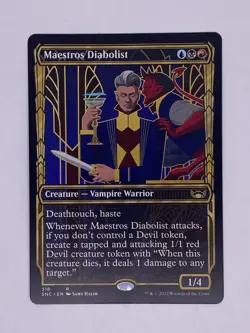 MTG Maestros Diabolist (Showcase) Streets of New Capenna Regular - Image 1