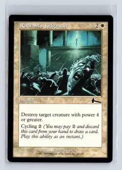 RADIANT'S JUDGMENT - MTG Magic the Gathering Card - Urza's Legacy - Common - Image 1
