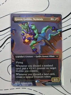 Green Goblin, Nemesis (Borderless) Spider-Man FOIL MTG Magic the Gathering-0023 - Image 3