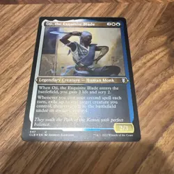 Oji, the Exquisite Blade - FOIL Etched - NM MTG CLB Battle for Baldur's Gate 547 - Image 1