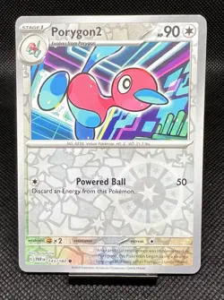 Porygon2 143/182 - Reverse Holo - SV: Paradox Rift - Pokemon TCG - NM+ - Image 1