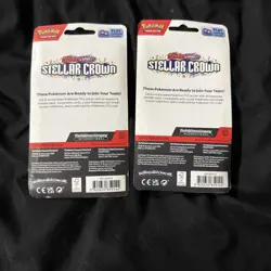 Lot of 2 Pokemon TCG Stellar Crown Great Tusk & Iron Treads Check Lane Packs - Image 2