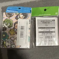 Pokemon Deck Shield and Deck Case Set 64 Sleeves Paldea Trainer Designs - Image 3