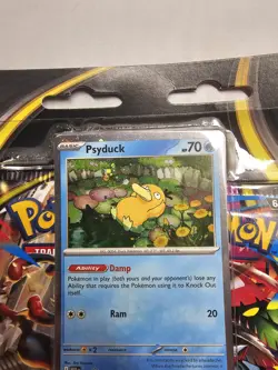 Pokemon Mega Evolutions Psyduck 3 Pack Blister IN HAND FAST SHIPPING - Image 3