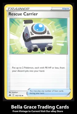 Rescue Carrier #142/159 Crown Zenith Pokemon Uncommon - Image 1