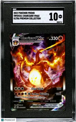 Charizard SGC 10 GEM MINT VMAX SWSH261 PROMO 2022 Pokemon UPC Ultra Premium - Image 1