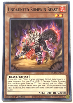 YuGiOh! - Undaunted Bumpkin Beast - BODE-EN033 - 1st Edition - Common - Image 1