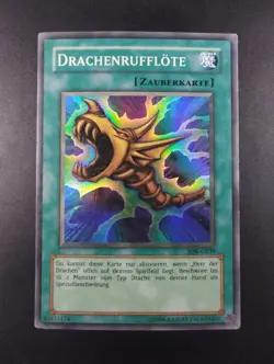 YUGIOH 2003 | THE FLUTE OF SUMMONING DRAGON | SDK-G039 | GERMAN | VG - GOOD - Image 1