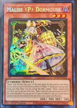 YuGiOh! - Maliss P Dormouse - MP25-EN124 - Prismatic Secret Rare - NM/M - Image 1