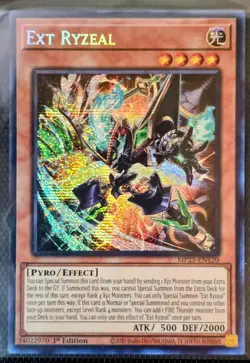 Yugioh Ext Ryzeal MP25-EN120 Prismatic Secret Rare 1st Edition NM - Image 1