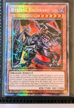 Yugioh Bystial Baldrake MP25-EN045 Starlight Rare 1st Edition NM - Image 1