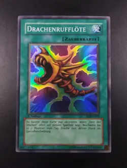 YUGIOH 2003 | THE FLUTE OF SUMMONING DRAGON | SDK-G039 | 1ST | GERMAN | VG-EX - Image 1