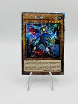 K9-17 Izuna (Starlight Rare) JUSH-EN031 Yugioh Tcg Justice Hunters 1st Edition - Image 1
