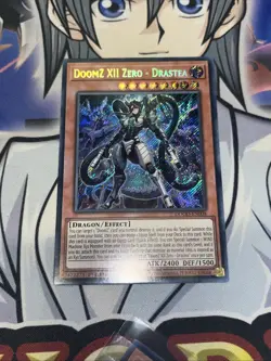 DOOD-EN008 DoomZ XII Zero - Drastea Secret Rare 1st Ed YuGiOh - Image 1