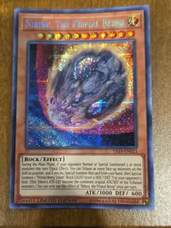 Yugioh! Nibiru, the Primal Being - TN19-EN013 - Prismatic Secret Rare - Image 1