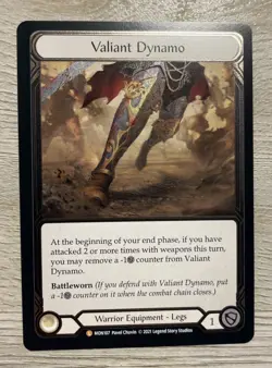 Valiant Dynamo NM 1st Edition Cold Foil Flesh And Blood: Monarch - Image 1