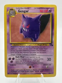 Gengar - Fossil Set Pokemon Card (1999, Unlimited #20/62) - Image 1