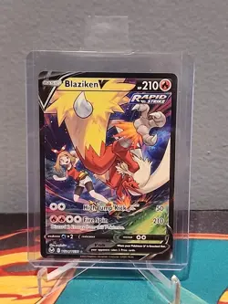 Blaziken V TG14/TG30 Trainer Gallery Pokemon Card Silver Tempest - Image 3