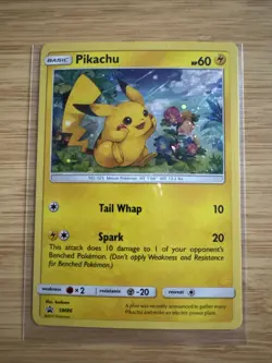 Pikachu SM86 Sun & Moon Ultra Rare Holo Black Star Promo Pokemon Card - Image 1