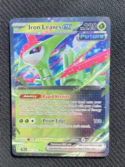 Iron Leaves ex 025/162 Double Rare Temporal Forces Pokemon Card NEAR MINT NM - Image 1