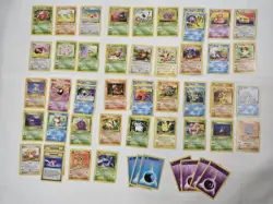 Pokemon 54 Pokemon Fodsil/Jungle Set OfTrading Cards Collection UNGRADED C4 636996769661 - Image 1