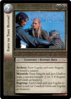 LOTR TCG Hunters Complete Common Set 62 cards with all 3 15C60 NM/played - Image 1